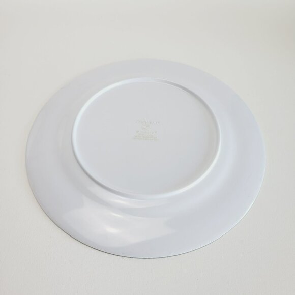 Coastal Breeze Plastic Dinner Plate Set Lighthouse & Flag Warren Kimble Folk Art - Picture 7 of 11